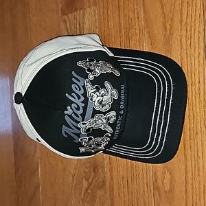 Disney Mickey Mouse Through The Years Adult Baseball Cap Hat Graphic New